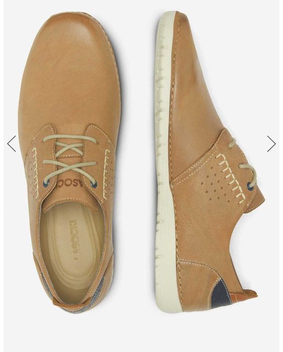 Мъжки обувки естествена кожа Lasocki КАМЕЛ, 45 номер