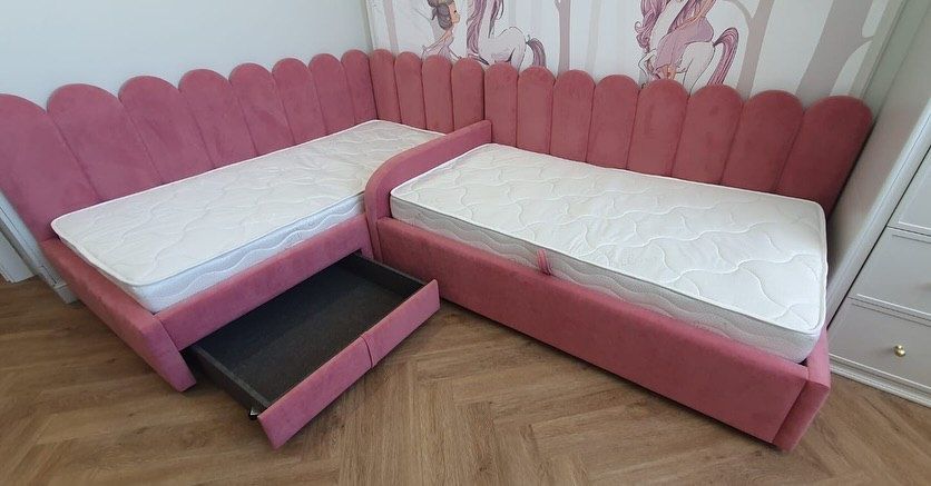 Детская мягкая кровать