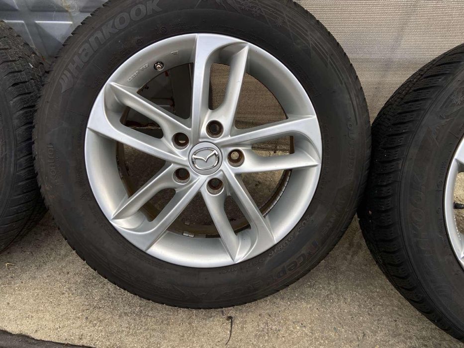 4бр. зимни гуми с алуминиеви джанти 205/60 R16 от Mazda 6 5x114.3