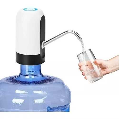 ПРОМО!!  Диспенсър за вода Gonice, USB презареждаем, бял