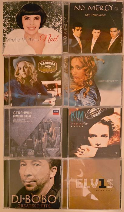 CD-uri originale muzica pop, rock, soundtracks, cantece de Craciun
