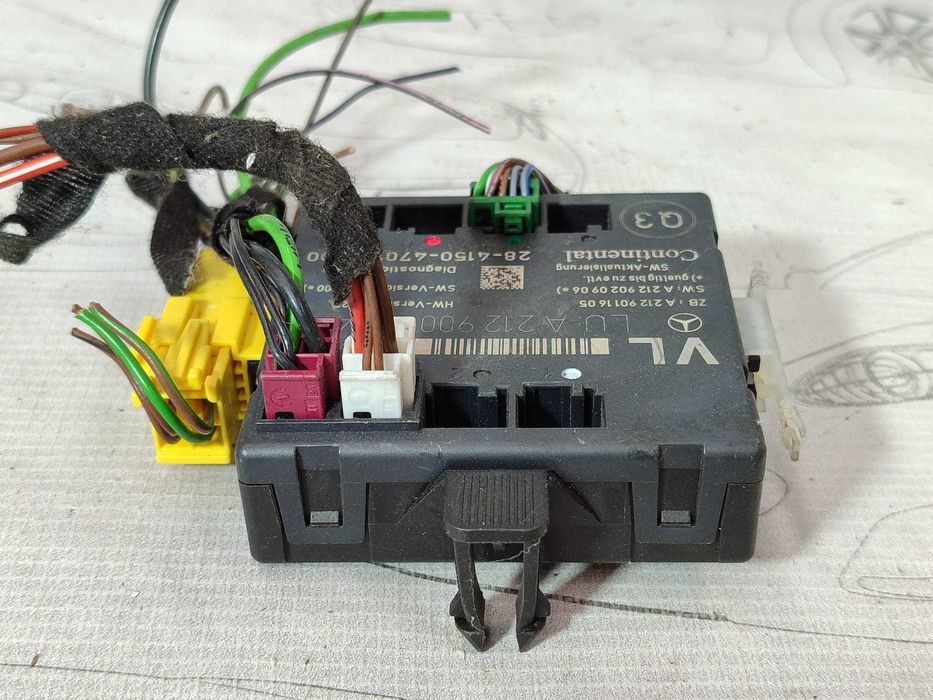 Calculator ușă față stânga Mercedes-Benz E-Class W212 / C-Class W204 / CLS C218 COD: A2129004014 2013 / [2007-2016] / (5G3)