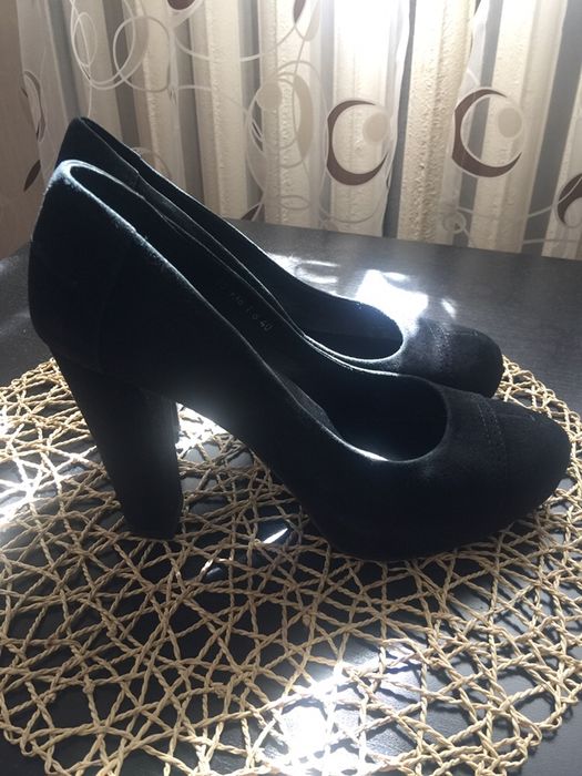 Туфли замшевые