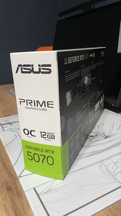 Новая RTX 5070 Asus Prime 12Gb.
