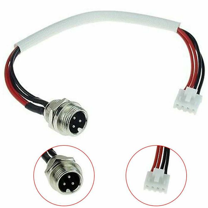 Conexiune 3 pini incarcare baterie scuter Hoverboard. Nou!