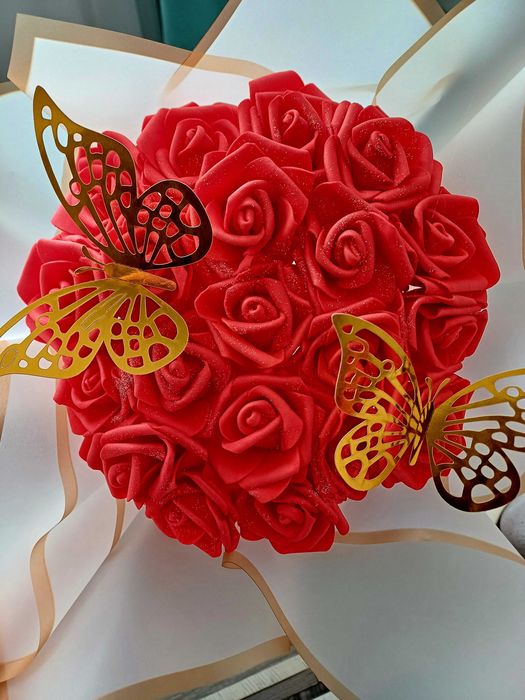 Букет от вечни рози