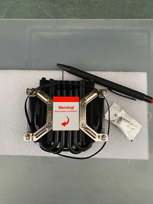 Чисто нов нископрофилен охладител ID-COOLING IS-30A Black (AMD AM4/AM5) - Продавам / Заменям за Intel