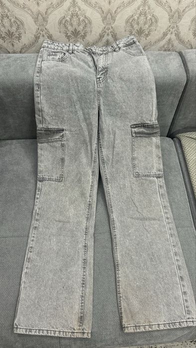 Джинсы подростковые с карманами