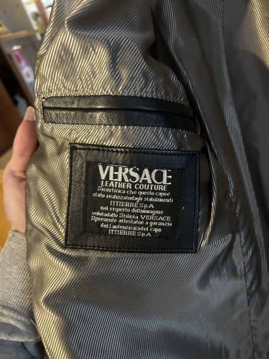 Geaca de piele Versace