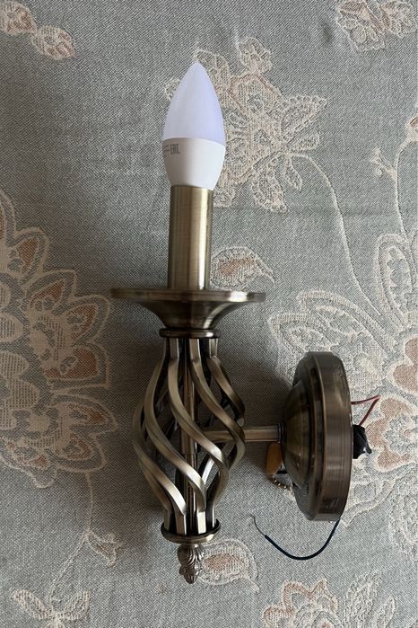 Светильник бронза (цоколь е14)