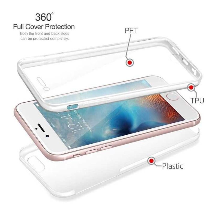 Husa Samsung S40 silicon proectie 360 grade. Noua ambalata!