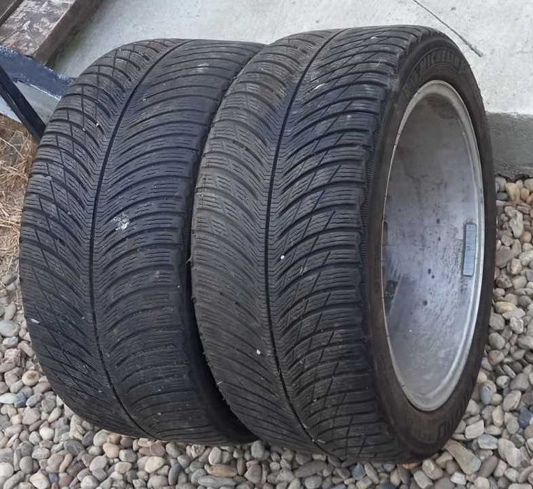 2 Jante + anvelope iarna Michelin Pilot Alpin 5 DOT 2021 Pret 1500 RON