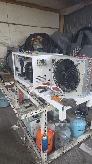 Агрегат сплит холодильный компрессор конденсатор воздухоохладитель