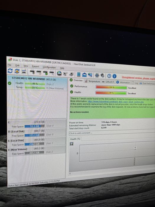 Hard Disk Samsung 500GB si Fujitsu 80GB