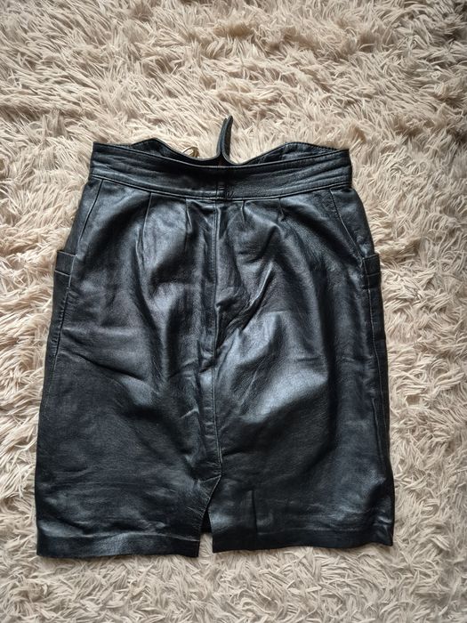 Дамски поли естествена кожа