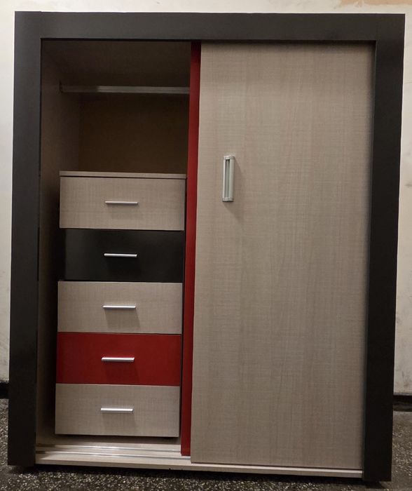 Гардероб+скрин+нощно шкафче