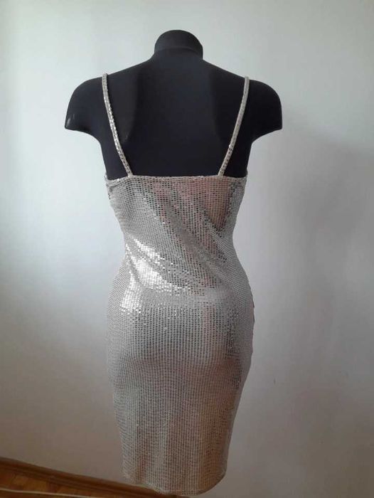 Rochie de ocazie argintie
