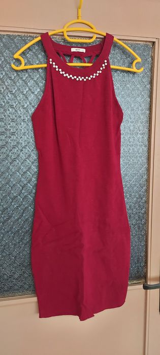 Червена секси рокля