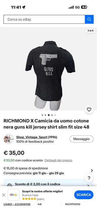 John richmond m l мъжка риза м л
