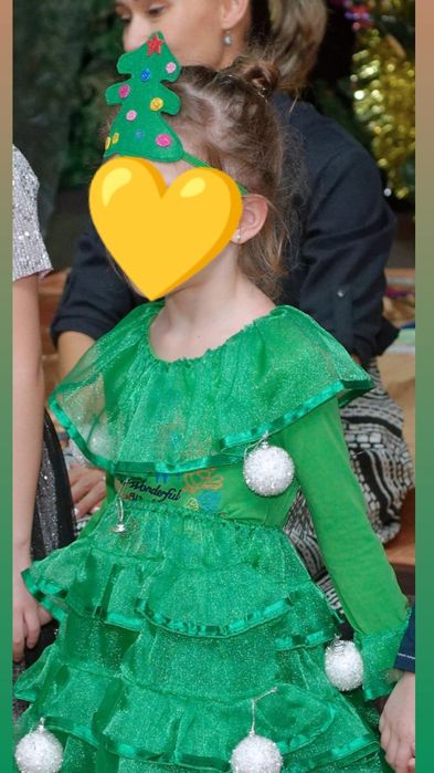 Новогодний костюм ёлочки