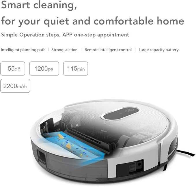 Роботизирана прахосмукачка Coayu C520