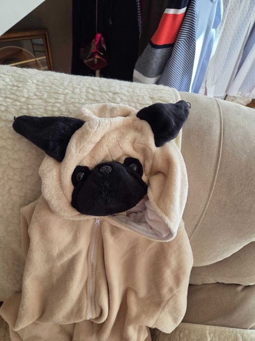 pijama salopeta Pug. mops