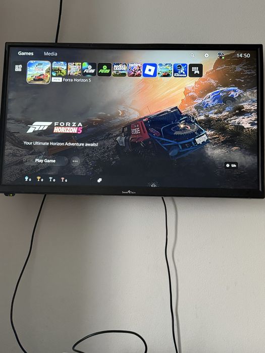 PS5 slim disc edition 1 TB cu doua manete si Fc26, forza horizon 5 si minecraft in varianta digitala plus jocurile din imagine