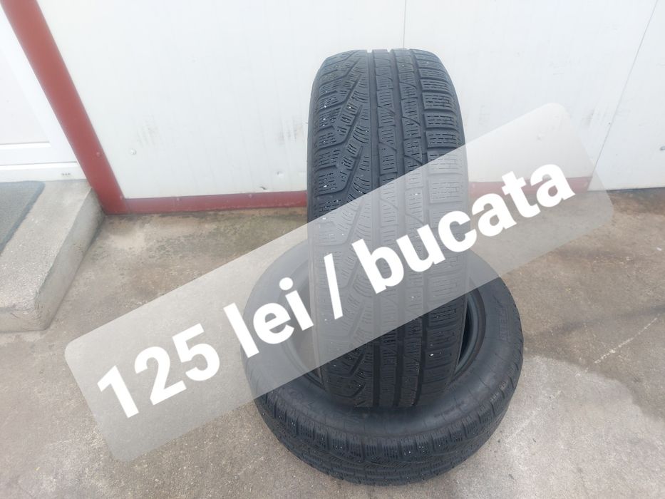 125 lei bucata! Doua anvelope M+S/IARNA 225 55 17 Pirelli