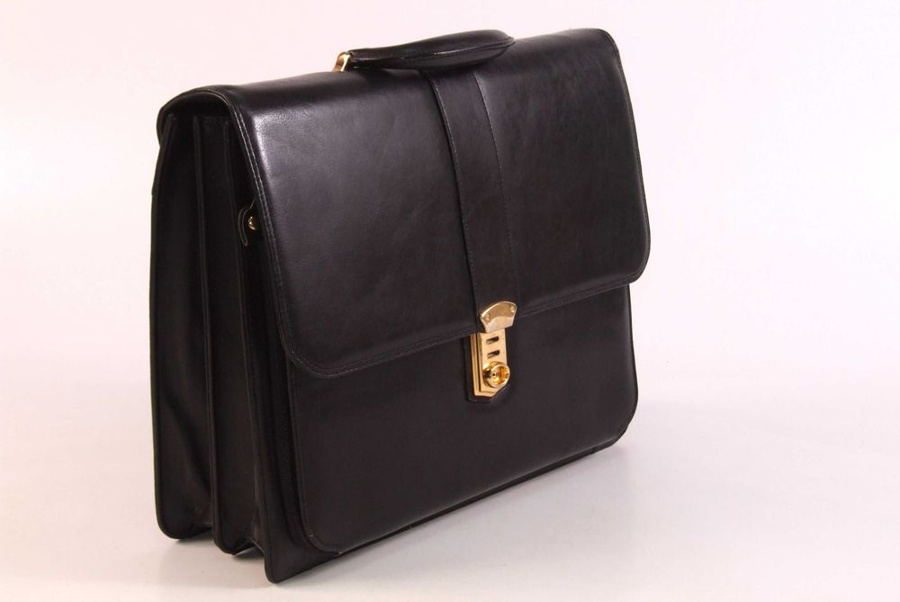 Servieta piele faux - multe compartimente, practica, eleganta, ca NOUA