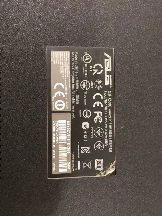 Asus notebook Zo'r ishlidi 700gb