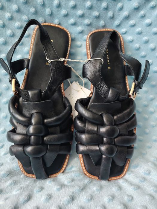 Sandale Zara din piele Noi masura 38