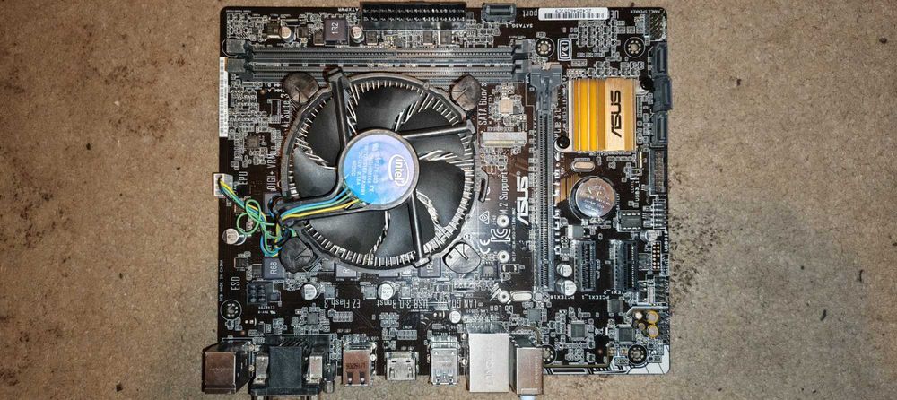 Kit placa de baza Asus H110 + procesor I5 6400 + cooler Intel