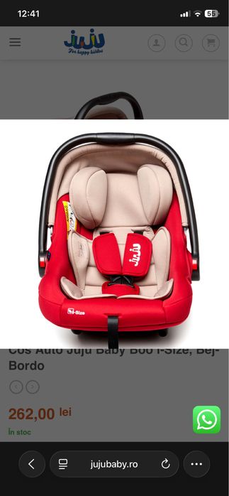 Scoica auto bebelusi