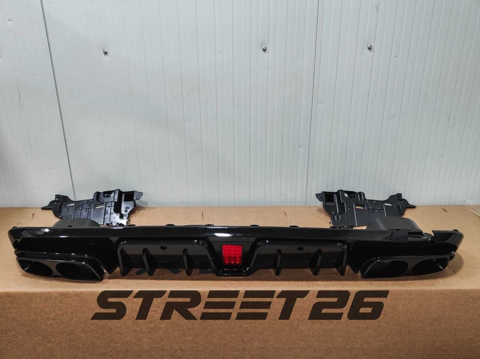 Difuzor Brabus Mercedes C-Class W205 S205 Sport Line (2014-2021) Negru