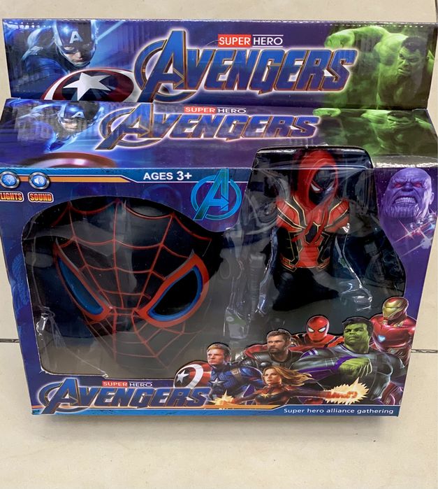 Маски и фигури Отмъстителите/Avengers/Спайдърмен/Хълк/Железният човек