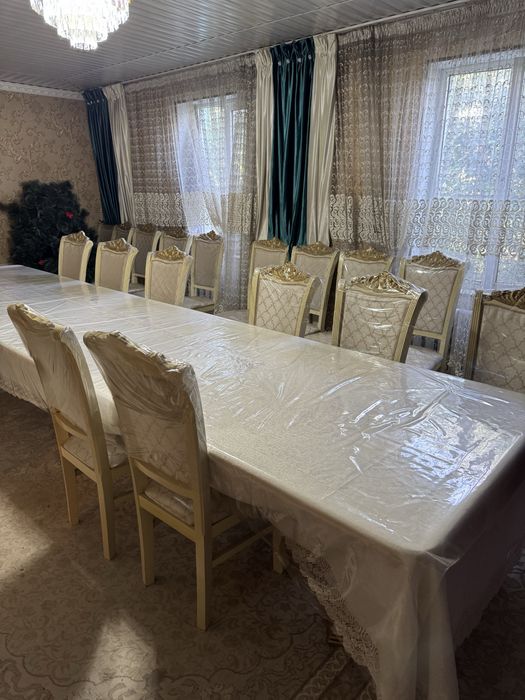 Стол 5м и 24 стулья