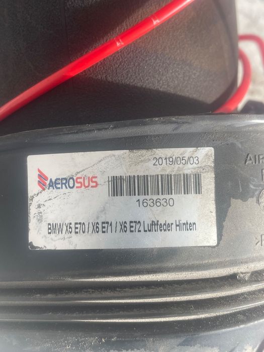 Perna De Aer Suspensie Pneumatica Stanga Spate Bmw X5 Ii E70 2006 - 2