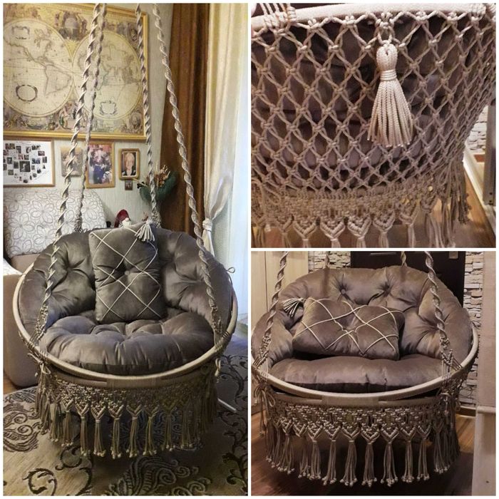 Шезлонг плетеный новый