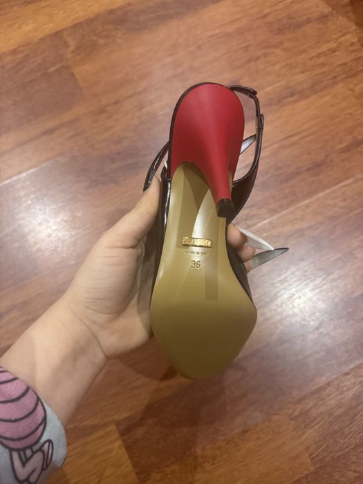 Pantofi Slingback Gucci Originali, Piele Neagră, Mărimea 36 EU, Noi