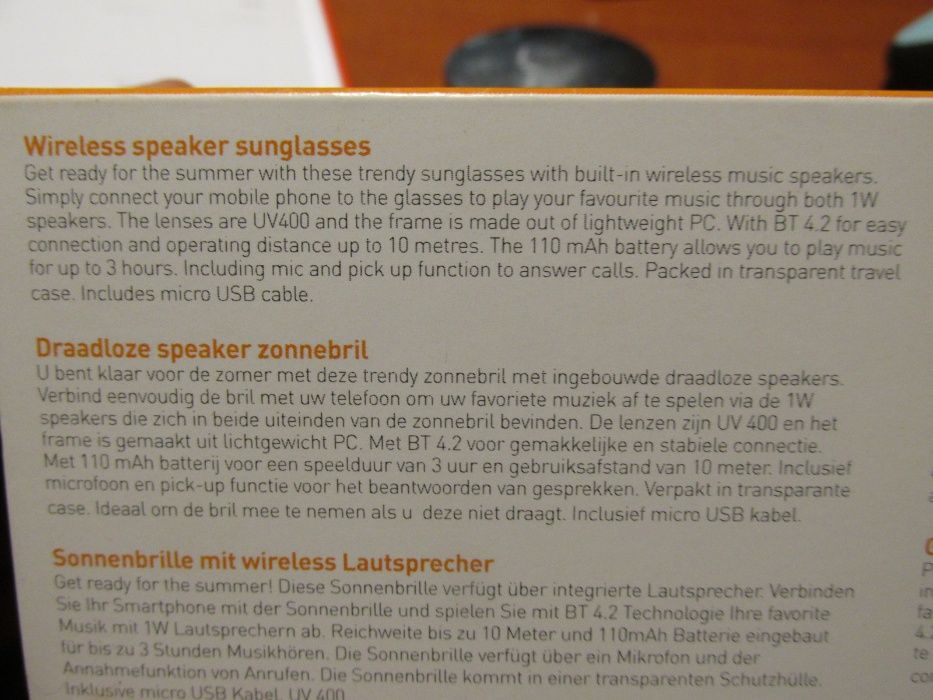 Ochelari de soare audio LoooQs - NOI - infoliati