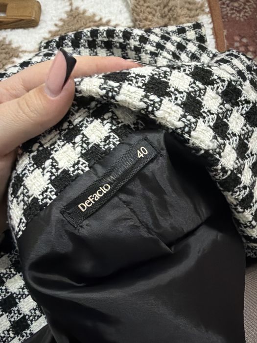 Пижак (принт: гусиная лапка)