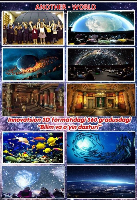 Innovatsion 3D formatidagi 360 gradusdag Мобилни плонето  сотилади