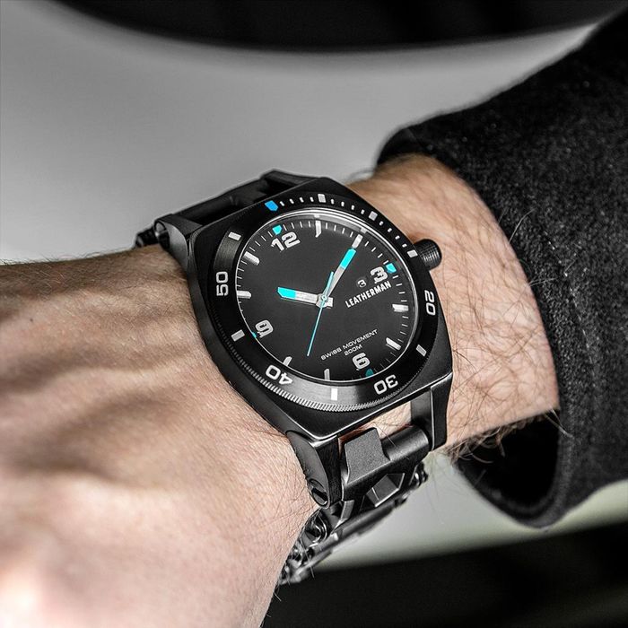 Часы-мультитул Leatherman Tread Tempo черные 832420