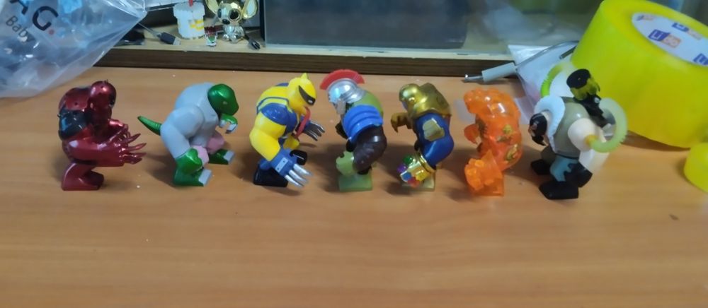 Большие фигурки Лего: Веном, Халк, Танос, Карнаж, Мстители, Бейн