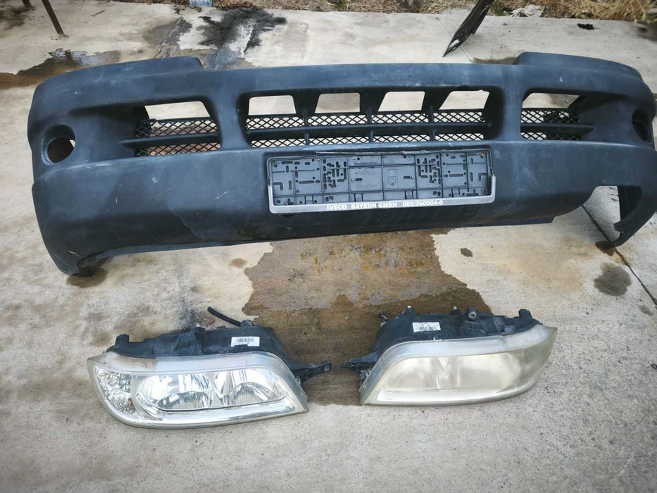 Предна броня/Фарове Дукато 2004 год.