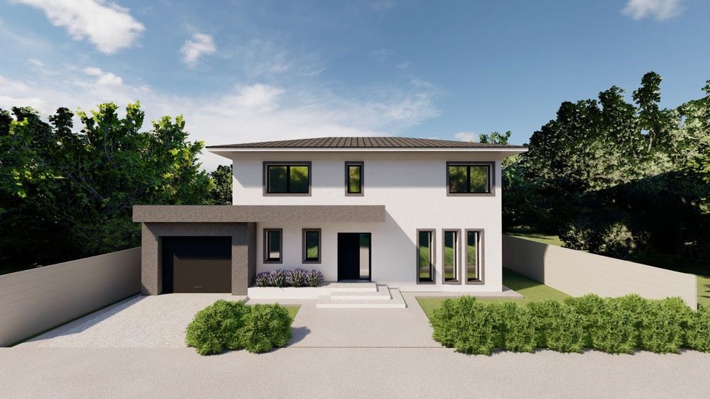 Casa de vanzare in rosu/ CIHEI