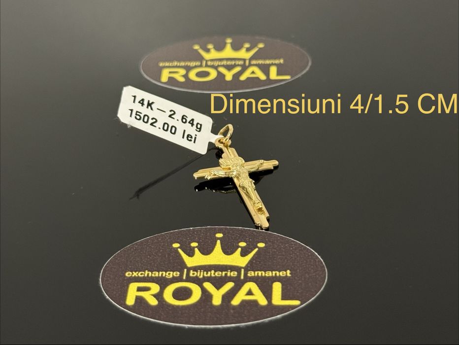 Bijuteria ROYAL : Pandantiv AUR 14K NOU / 2.64 GR