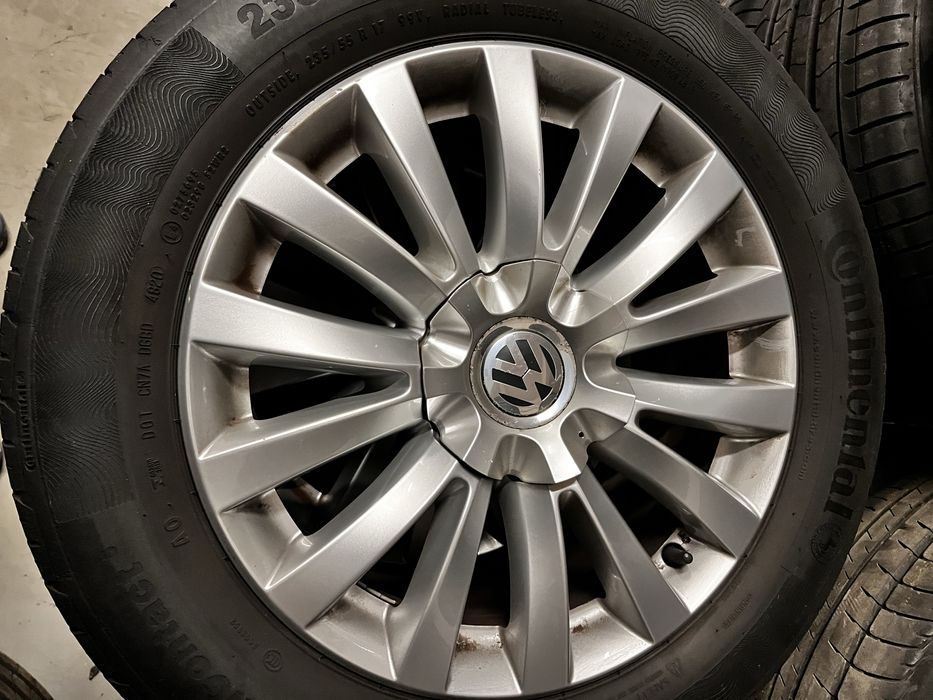 Jante cu anvelope vara 235/55/17 Continental Sport Contact 7 DOT2023