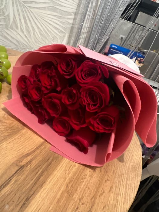 Букет роз 15 роз небольшой букетик