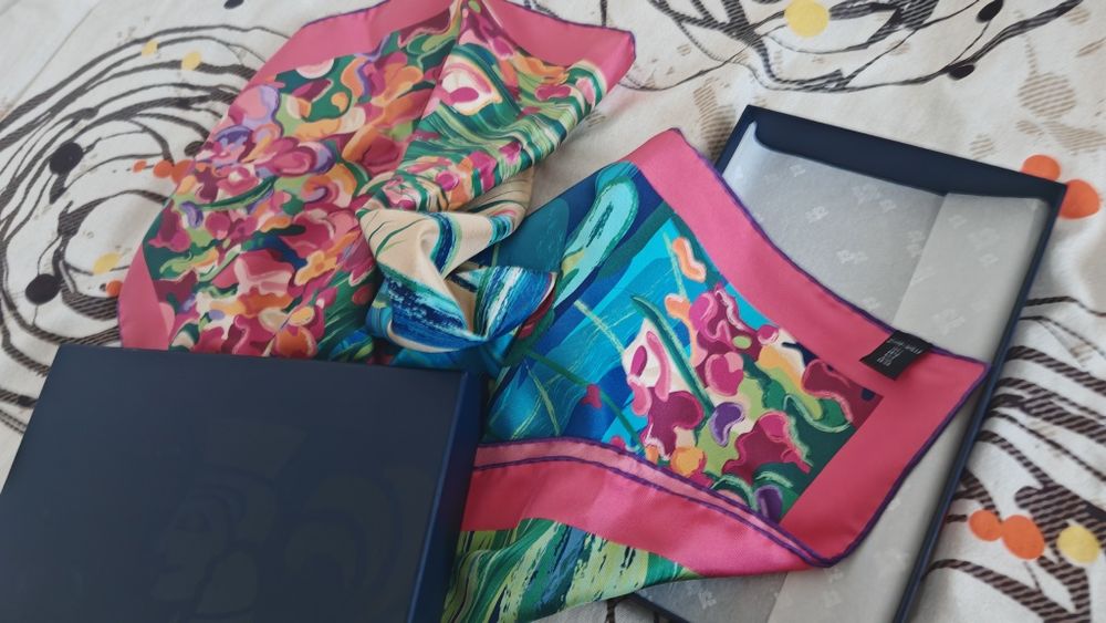 Eșarfă Freywille inspirație Monet